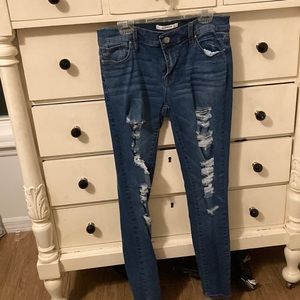 PacSun medium wash distressed jeans